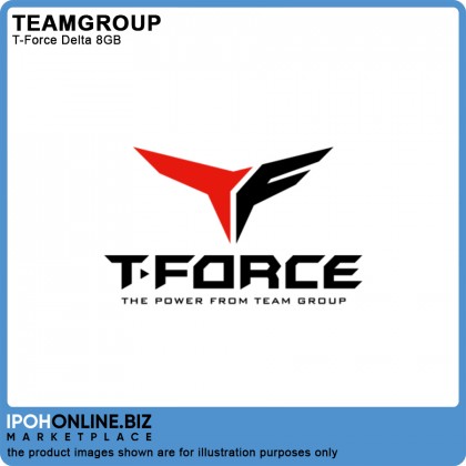 TEAMGROUP T-Force Delta RGB 8GB DDR4 3200 Desktop 3200MHz Gaming Memory RAM - Black TEAMGROUP T-Force Delta RGB 8GB DDR4 3200 Desktop 3200MHz Gaming Memory RAM - Black