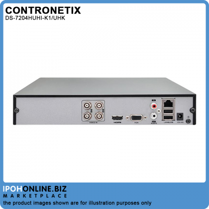CONTRONETIX DS-7204HUHI-K1/UHK 4 Channel 5MP HDTVI HDCVI AHD CVBS Turbo HD DVR CONTRONETIX DS-7204HUHI-K1/UHK 4 Channel 5MP HDTVI HDCVI AHD CVBS Turbo HD DVR