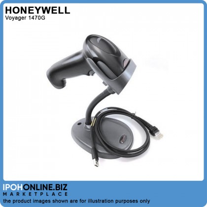 Honeywell Voyager 1470G 1470G2D-2USB-1-A 2D Scan USB Stand Barcode Scanner Honeywell Voyager 1470G 1470G2D-2USB-1-A 2D Scan USB Stand Barcode Scanner