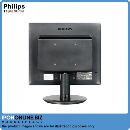 Philips 17S4LSB/69 17 inch DVI VGA SQUARE LED backlight LCD Monitor