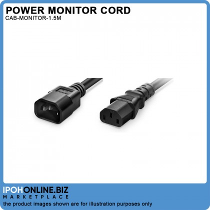1.5M Power Monitor Cord Extension Cable C13 Male To C14 Female For Desktop 1.5M Power Monitor Cord Extension Cable C13 Male To C14 Female For Desktop