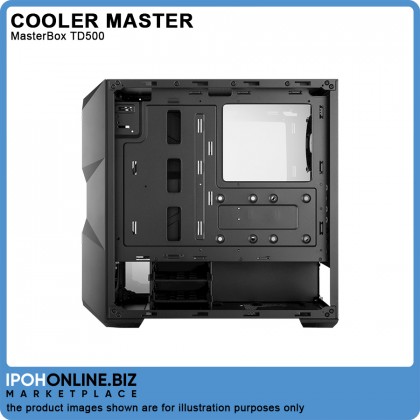 Cooler Master MasterBox TD500 Mesh Black ARGB Mid Tower Case Cooler Master MasterBox TD500 Mesh Black ARGB Mid Tower Case