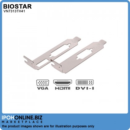 BIOSTAR VN7313TH41 nVIDIA GeForce GT730 4GB GDDR3 128bit HDMI DVI VGA Graphics Card + LP Bracket