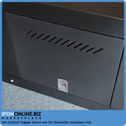 6U Wall Cabinet Glass Door 300MM x 530MM x 400MM Server Rack With Fixed Shelf Tray x 1 6U Wall Cabinet Glass Door 300MM x 530MM x 400MM Server Rack With Fixed Shelf Tray x 1