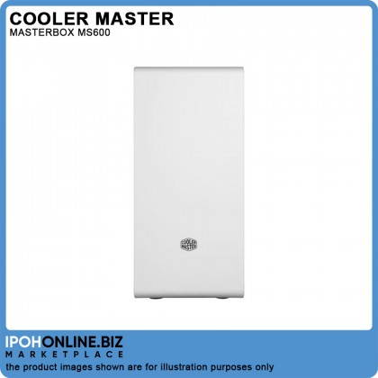Cooler Master MASTERBOX MS600 Tempered Glass Medium Tower ATX Casing - White Cooler Master MASTERBOX MS600 Tempered Glass Medium Tower ATX Casing - White