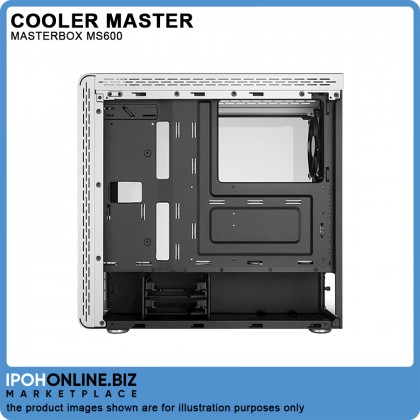 Cooler Master MASTERBOX MS600 Tempered Glass Medium Tower ATX Casing - White Cooler Master MASTERBOX MS600 Tempered Glass Medium Tower ATX Casing - White