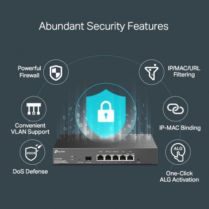 TP-Link TL-ER7206 SafeStream Gigabit Multi-WAN VPN Router TP-Link TL-ER7206 SafeStream Gigabit Multi-WAN VPN Router