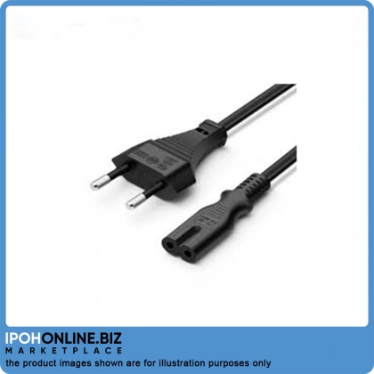 2 Pin AC Power Cord Cable For Power Adapter / Printer / Radio CD Player 2 Pin AC Power Cord Cable For Power Adapter / Printer / Radio CD Player