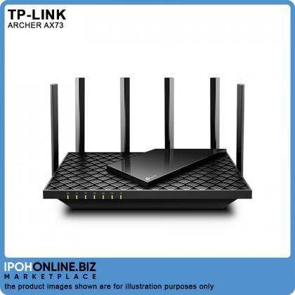 TP-Link Archer AX73 AX5400 Dual-Band Gigabit Wi-Fi 6 Router 8K Streaming MU-MIMO OFDMA Mesh Unifi Time Maxis Fiber TP-Link Archer AX73 AX5400 Dual-Band Gigabit Wi-Fi 6 Router 8K Streaming MU-MIMO OFDMA Mesh Unifi Time Maxis Fiber