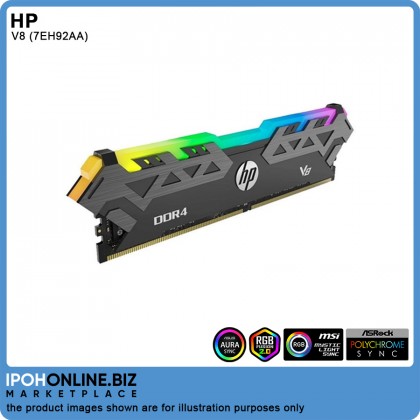 HP V8 DDR4 3600 C18 8GB RGB Desktop Gaming RAM HP V8 DDR4 3600 C18 8GB RGB Desktop Gaming RAM