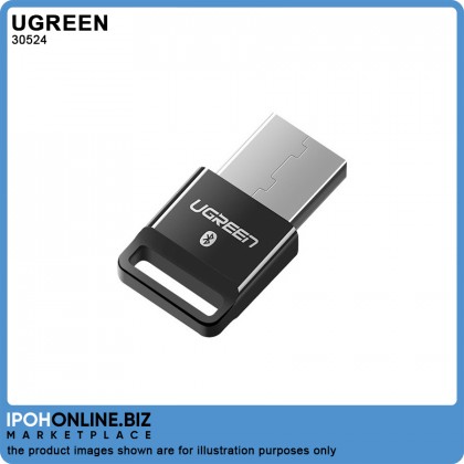 UGREEN USB Wireless Bluetooth V4.0 Adapter Dongle (Black)