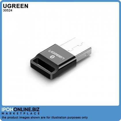 UGREEN USB Wireless Bluetooth V4.0 Adapter Dongle (Black)
