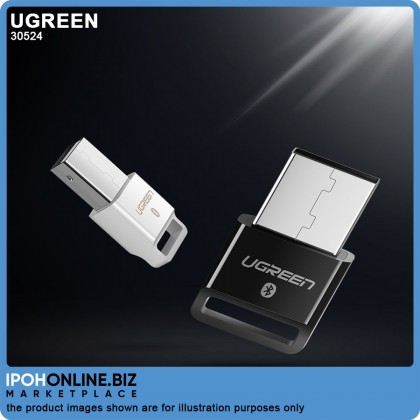 UGREEN USB Wireless Bluetooth V4.0 Adapter Dongle (Black)