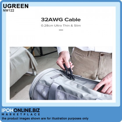 UGREEN CAT 6A Ethernet Cable 0.5m/1.6ft Slim Network Cable RJ45 (Black) UGREEN CAT 6A Ethernet Cable 0.5m/1.6ft Slim Network Cable RJ45 (Black)