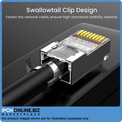 UGREEN Gigabit Shielded Modular Plug 10Pcs RJ45 Connector