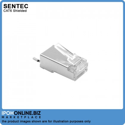 SenTec 4PCS RJ45 CAT6 Shielded Connector SenTec 4PCS RJ45 CAT6 Shielded Connector