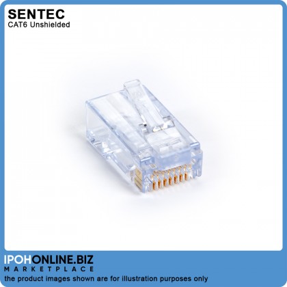 SenTec 4PCS RJ45 CAT6 Unshielded Connector 