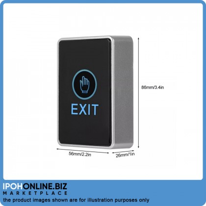 Push Press Exit Door Release Button for Gate Door Lock Access Control System Push Press Exit Door Release Button for Gate Door Lock Access Control System