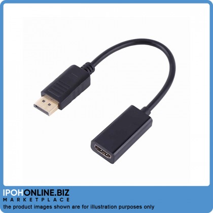 DP Display Port Male To HDMI Female Cable Converter Adapter DP Display Port Male To HDMI Female Cable Converter Adapter