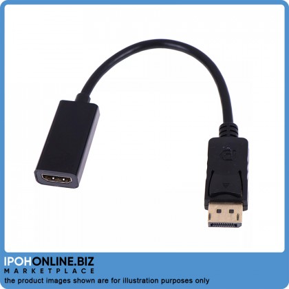 DP Display Port Male To HDMI Female Cable Converter Adapter DP Display Port Male To HDMI Female Cable Converter Adapter
