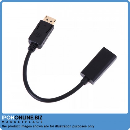 DP Display Port Male To HDMI Female Cable Converter Adapter DP Display Port Male To HDMI Female Cable Converter Adapter