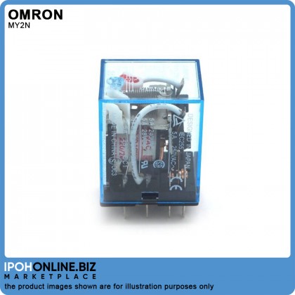 OMRON MY2N 240VAC Compatible Relay & Base OMRON MY2N 240VAC Compatible Relay & Base