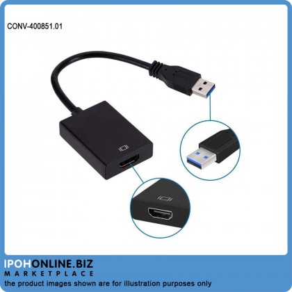 USB 3.0/2.0 to HDMI Multiple Monitors Cable Compatible with Windows XP 7/8/ 8.1/10 for PC Laptop Projector HDTV(Not Support Mac, Linux, Vista) USB 3.0/2.0 to HDMI Multiple Monitors Cable Compatible with Windows XP 7/8/ 8.1/10 for PC Laptop Projector HDTV(Not Support Mac, Linux, Vista)