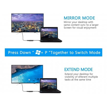 USB 3.0/2.0 to HDMI Multiple Monitors Cable Compatible with Windows XP 7/8/ 8.1/10 for PC Laptop Projector HDTV(Not Support Mac, Linux, Vista) USB 3.0/2.0 to HDMI Multiple Monitors Cable Compatible with Windows XP 7/8/ 8.1/10 for PC Laptop Projector HDTV(Not Support Mac, Linux, Vista)