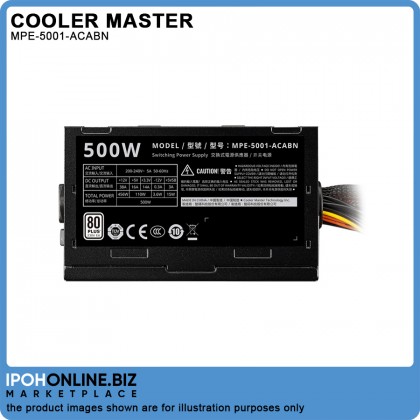Cooler Master Elite 500 V4 80 Plus White EU 230V PSU Power Supply