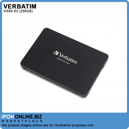 Verbatim 256GB Vi550 S3 SATA III 7mm 2.5" Internal SSD Verbatim 256GB Vi550 S3 SATA III 7mm 2.5" Internal SSD
