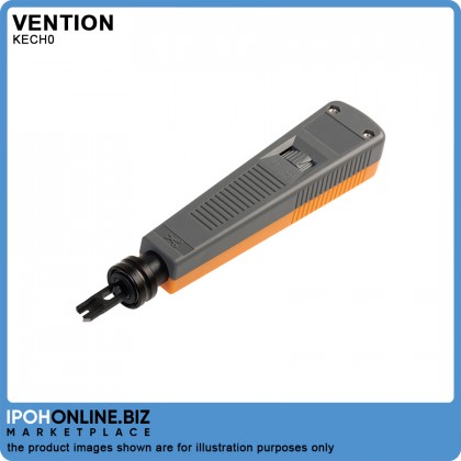 VENTION Punch Down Impact Tool with Two Blade (Gray+Orange) VENTION Punch Down Impact Tool with Two Blade (Gray+Orange)