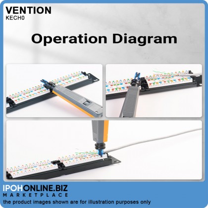 VENTION Punch Down Impact Tool with Two Blade (Gray+Orange) VENTION Punch Down Impact Tool with Two Blade (Gray+Orange)