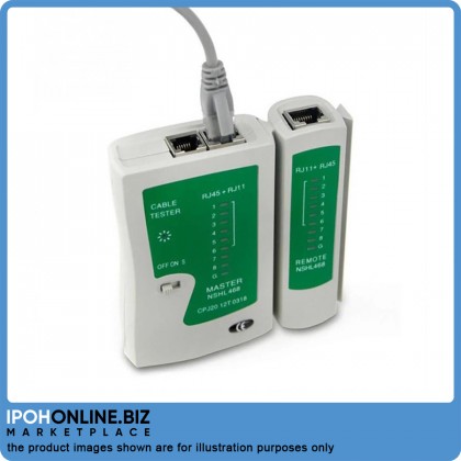 UTP Network Cable Tester Remote Test Detector Tool Kit 