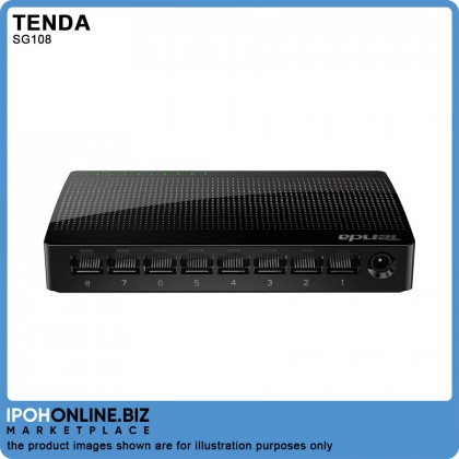 Tenda SG108 8 Port Gigabit Desktop Switch Tenda SG108 8 Port Gigabit Desktop Switch