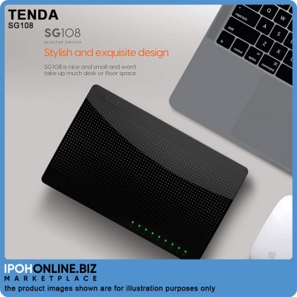 Tenda SG108 8 Port Gigabit Desktop Switch Tenda SG108 8 Port Gigabit Desktop Switch