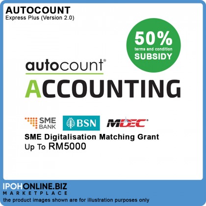 AutoCount Accounting Version 2.0 Express Plus (Account + Stock) Permanent SN License - FOC 16GB Pendrive AutoCount Accounting Version 2.0 Express Plus (Account + Stock) Permanent SN License - FOC 16GB Pendrive