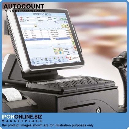 AutoCount POS 5.0 Standard Edition (Retail) Permanent SN License - FOC 16GB Pendrive AutoCount POS 5.0 Standard Edition (Retail) Permanent SN License - FOC 16GB Pendrive
