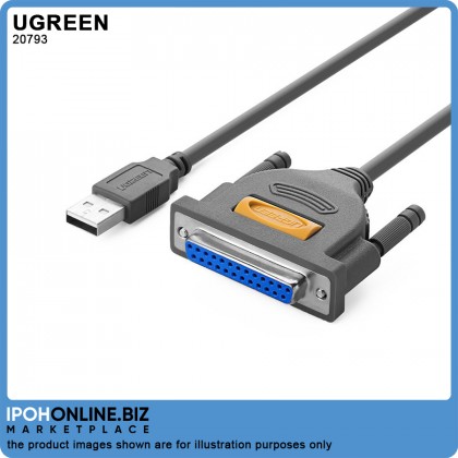 UGREEN USB to DB25 Parallel Printer Cable (1 Meter)