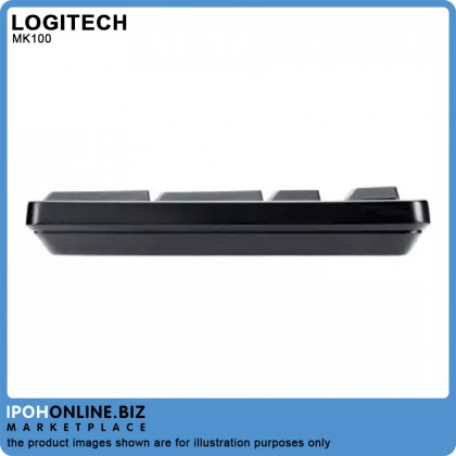 Logitech MK100 Classic Desktop Combo - PS2 KEYBOARD + USB MOUSE