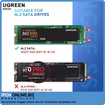 UGREEN M.2 SATA SSD USB 3.0 Enclosure UGREEN M.2 SATA SSD USB 3.0 Enclosure