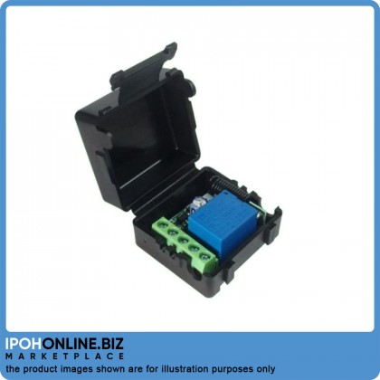 DC 12V 1CH Relay Receiver Module + 2 RF Transmitter Wireless Remote Control Switch DC 12V 1CH Relay Receiver Module + 2 RF Transmitter Wireless Remote Control Switch