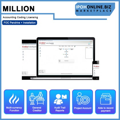 Million Accounting Coding Licensing - FOC Pendrive + Installation