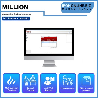 Million Accounting Coding Licensing - FOC Pendrive + Installation