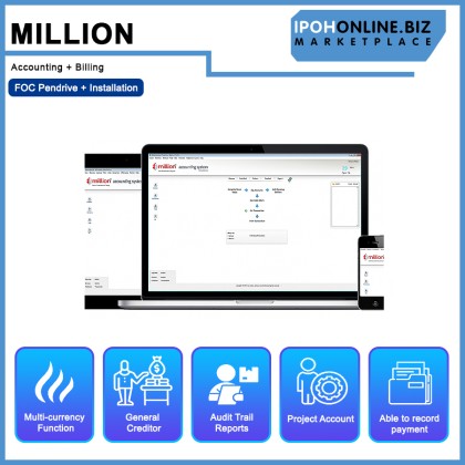 Million Accounting + Billing - FOC Pendrive + Installation