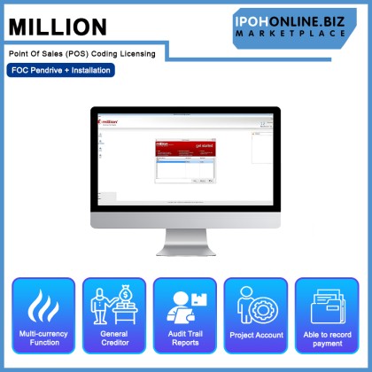 Million Point Of Sales (POS) Coding Licensing - FOC Pendrive + Installation