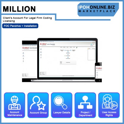 Million Client's Account For Legal Firm Coding Licensing - FOC Pendrive + Installation