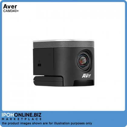 AVer CAM340+ Ultra HD 4K Huddle Room Collaboration USB Camera with Microphone / SONY Ultra 4K Sensor AVer CAM340+ Ultra HD 4K Huddle Room Collaboration USB Camera with Microphone / SONY Ultra 4K Sensor
