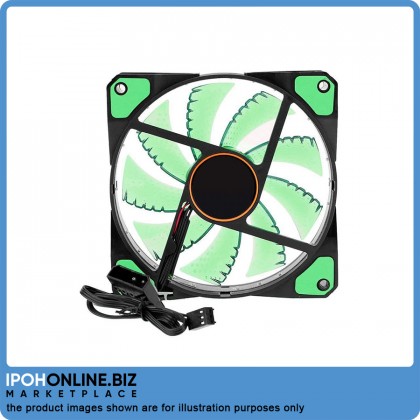 15 LED CPU Fan 12cm (Green/Blue) 15 LED CPU Fan 12cm (Green/Blue)