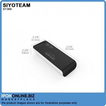 SIYOTEAM Hi-speed Card Reader (White/Black) SIYOTEAM Hi-speed Card Reader (White/Black)