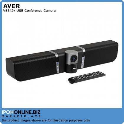 AVer VB342+ USB 4K UHD Huddle Room Camera Video Soundbar AVer VB342+ USB 4K UHD Huddle Room Camera Video Soundbar